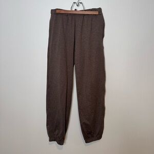 Brown Knit Lounge Pants -